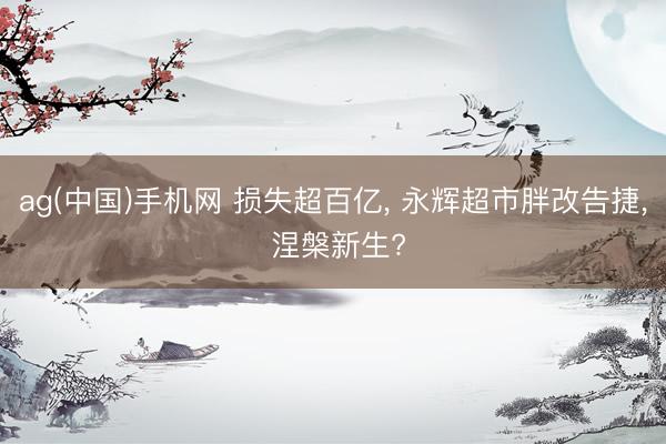 ag(中国)手机网 损失超百亿， 永辉超市胖改告捷， 涅槃新生?